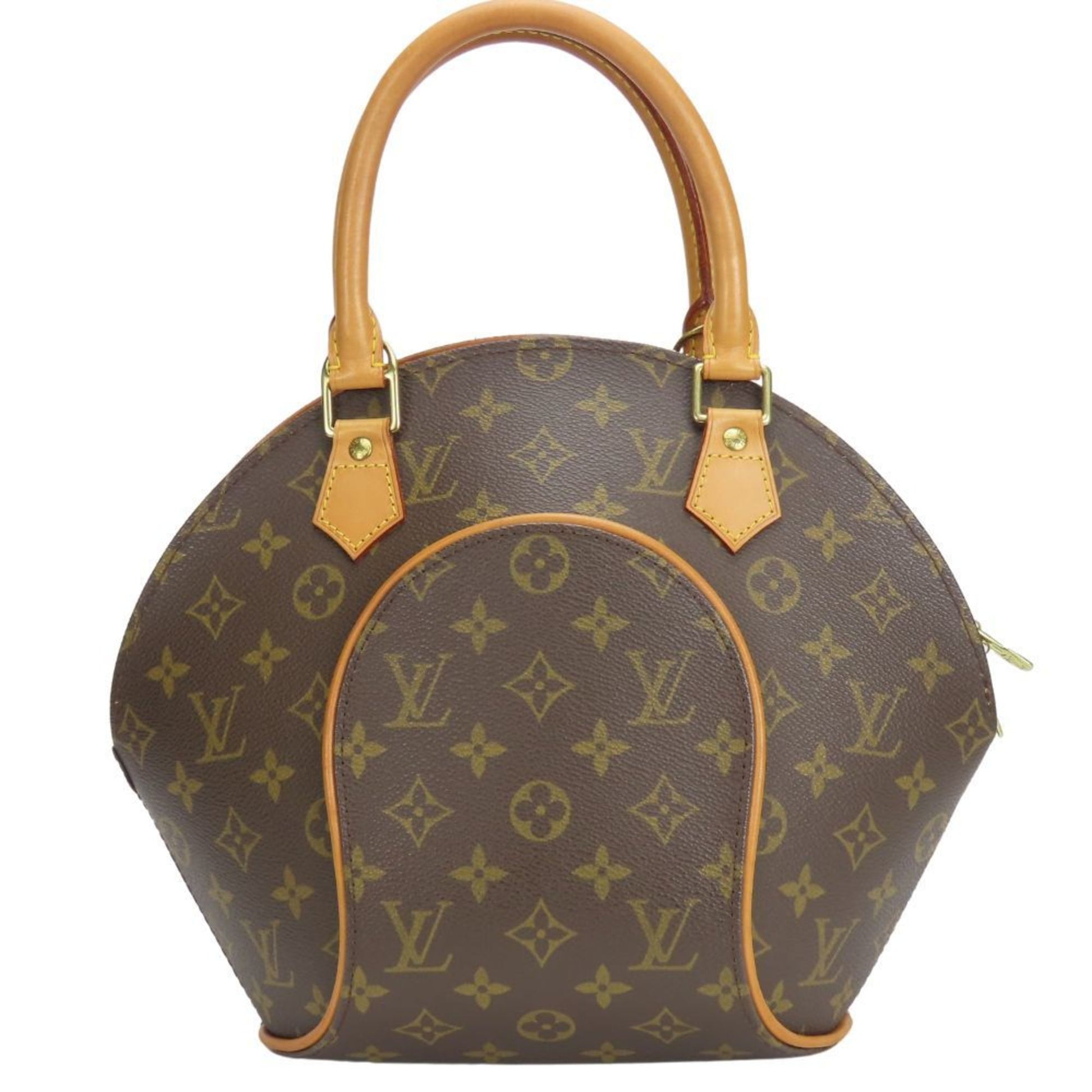 Louis Vuitton Ellipse PM, Brown, Canvas, handbag
