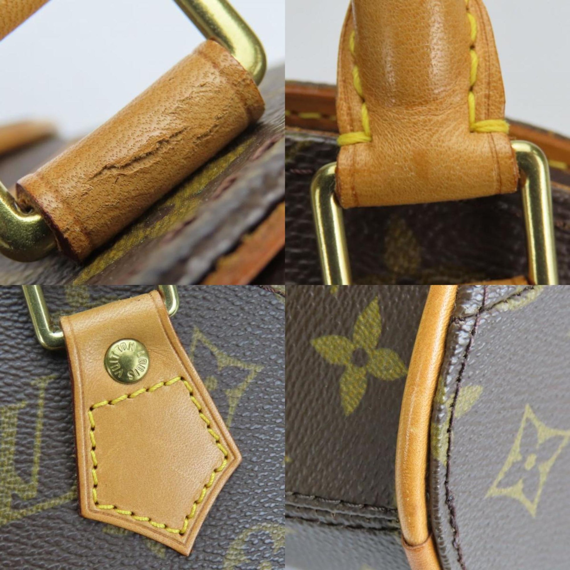 Louis Vuitton Ellipse PM, Brown, Canvas, handbag