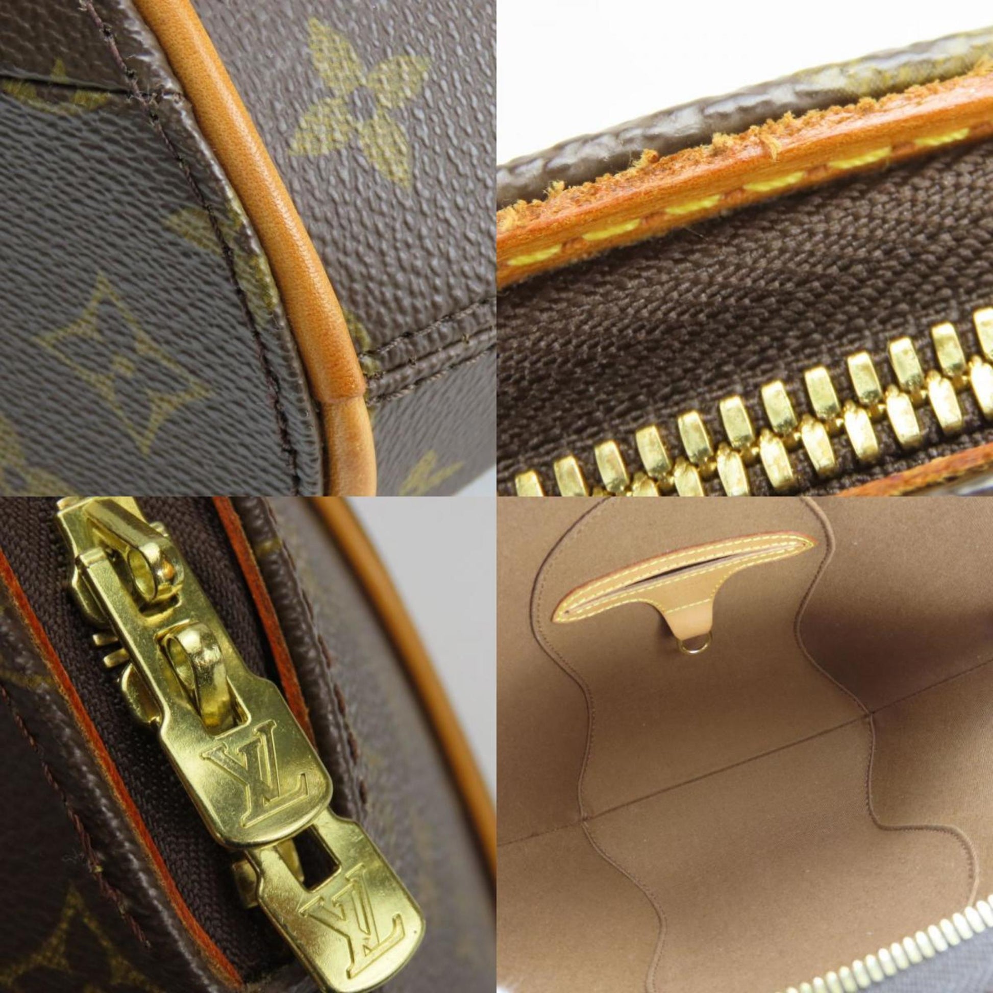 Louis Vuitton Ellipse PM, Brown, Canvas, handbag