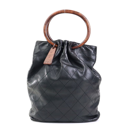 Chanel, Black, Leather, handbag