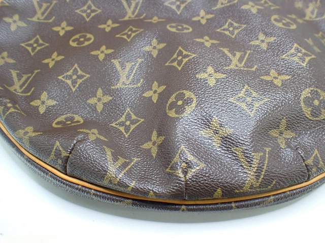 Louis Vuitton Croissant Handbag Monogram Canvas, BROWN, LEATHER, Handbag