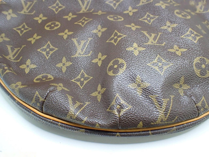 Louis Vuitton Croissant Handbag Monogram Canvas, BROWN, LEATHER, Handbag