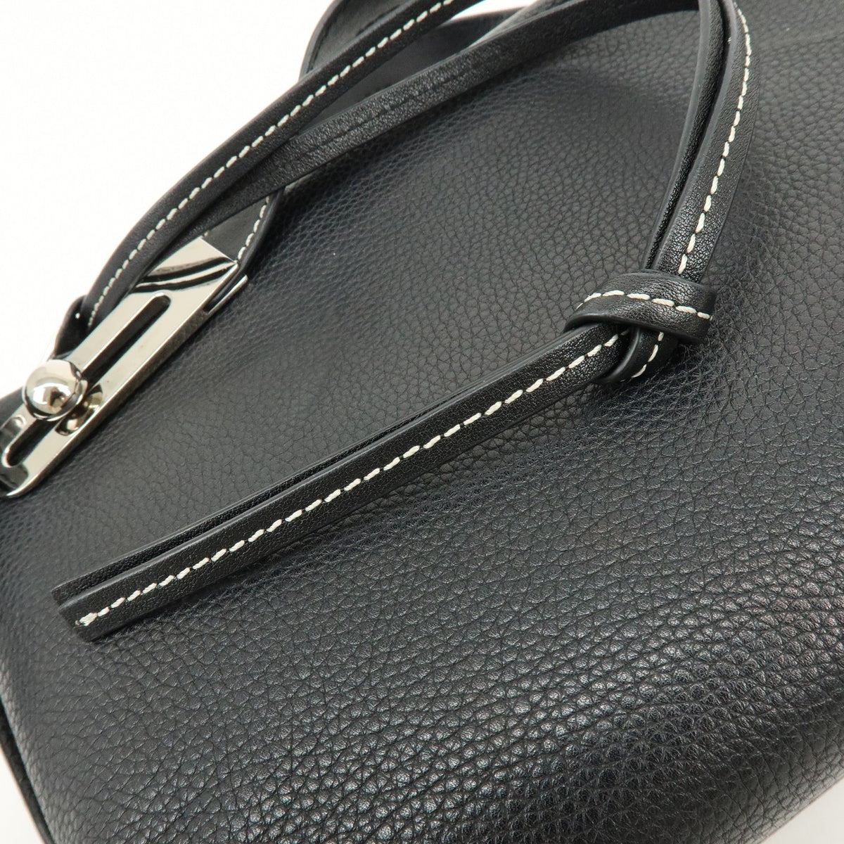 Loewe Missy Leather, Black, Leather, Handbag