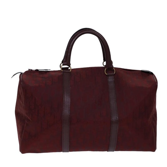 Dior Trotter, Burgundy, Canvas, travel