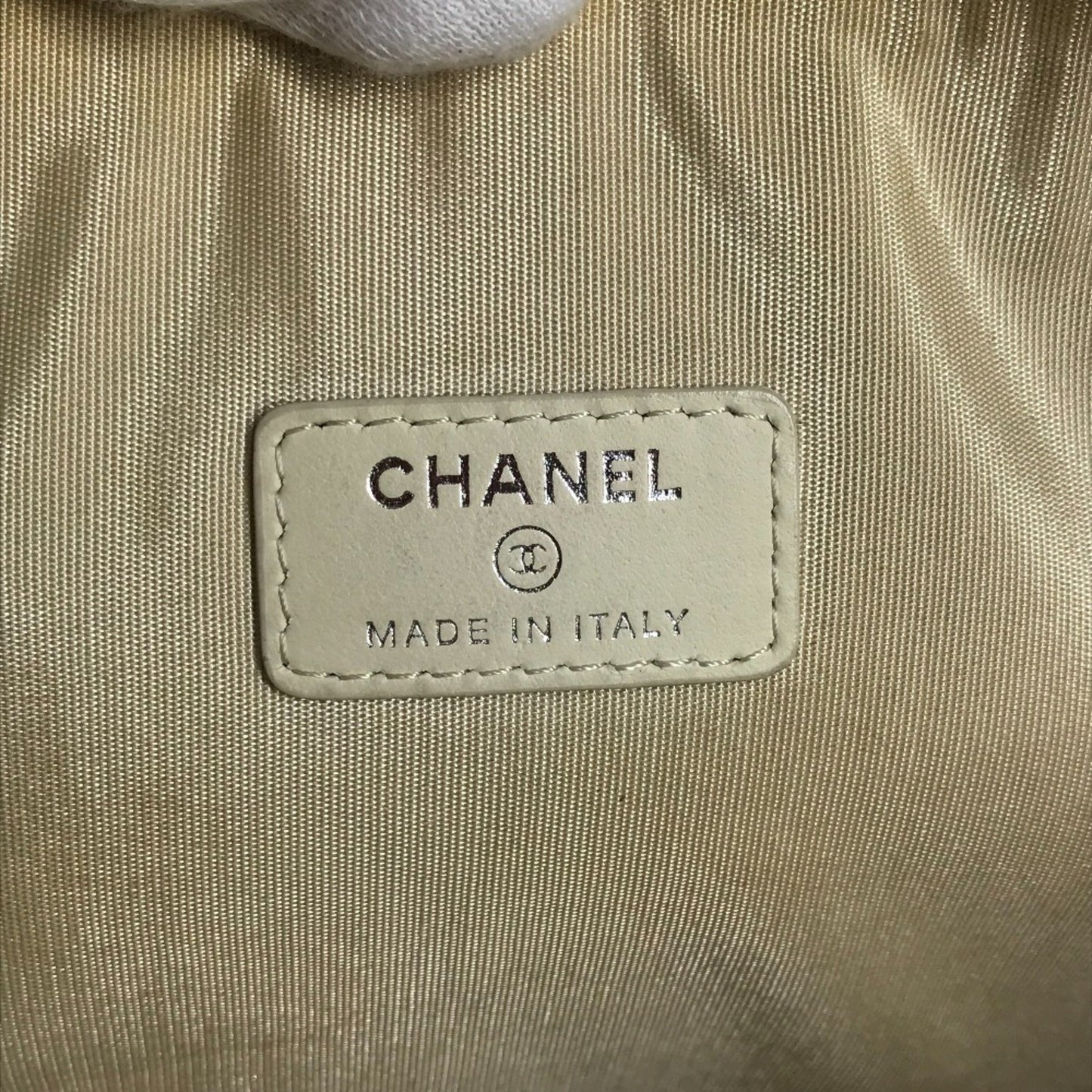 Chanel Deauville, Blue, Canvas, clutch