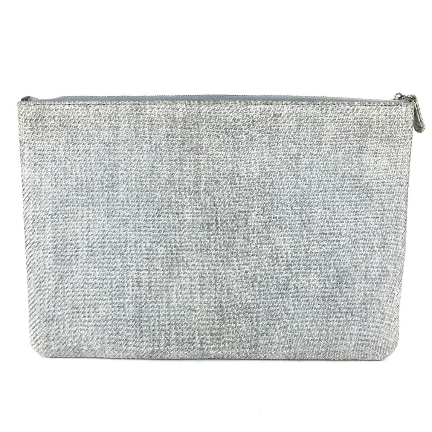 Chanel Deauville, Blue, Canvas, clutch