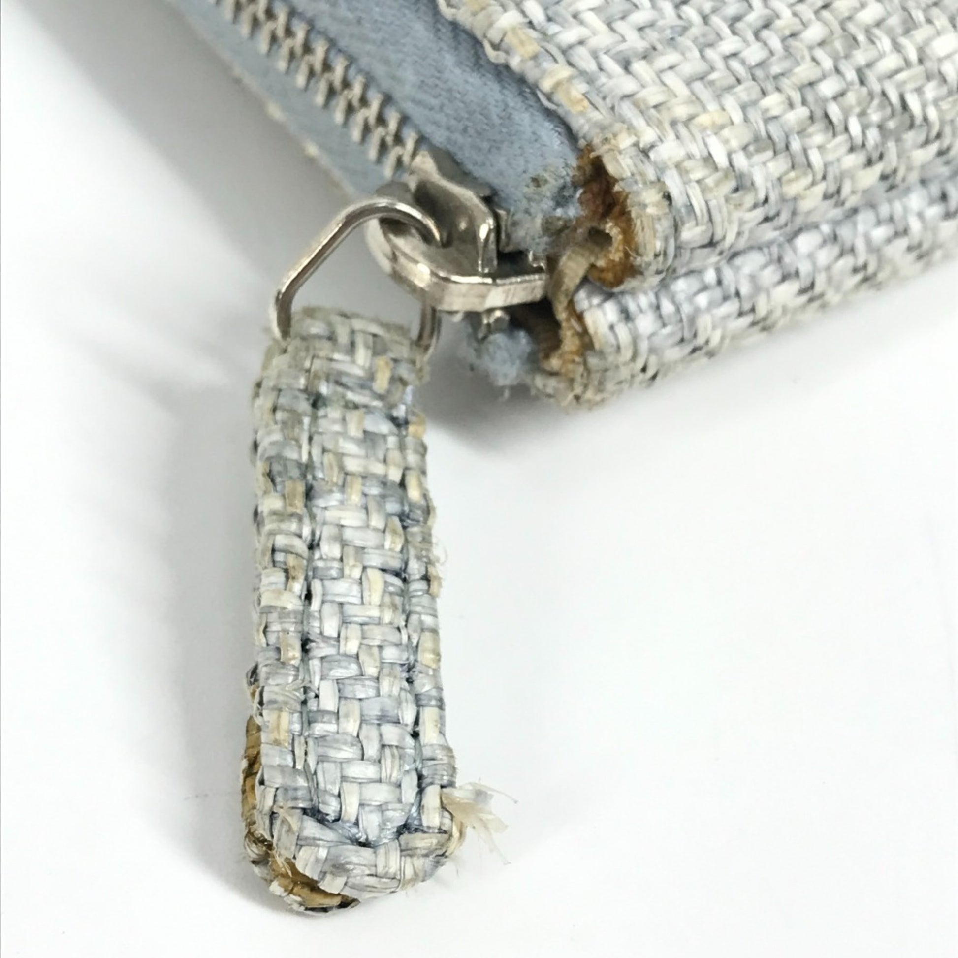 Chanel Deauville, Blue, Canvas, clutch