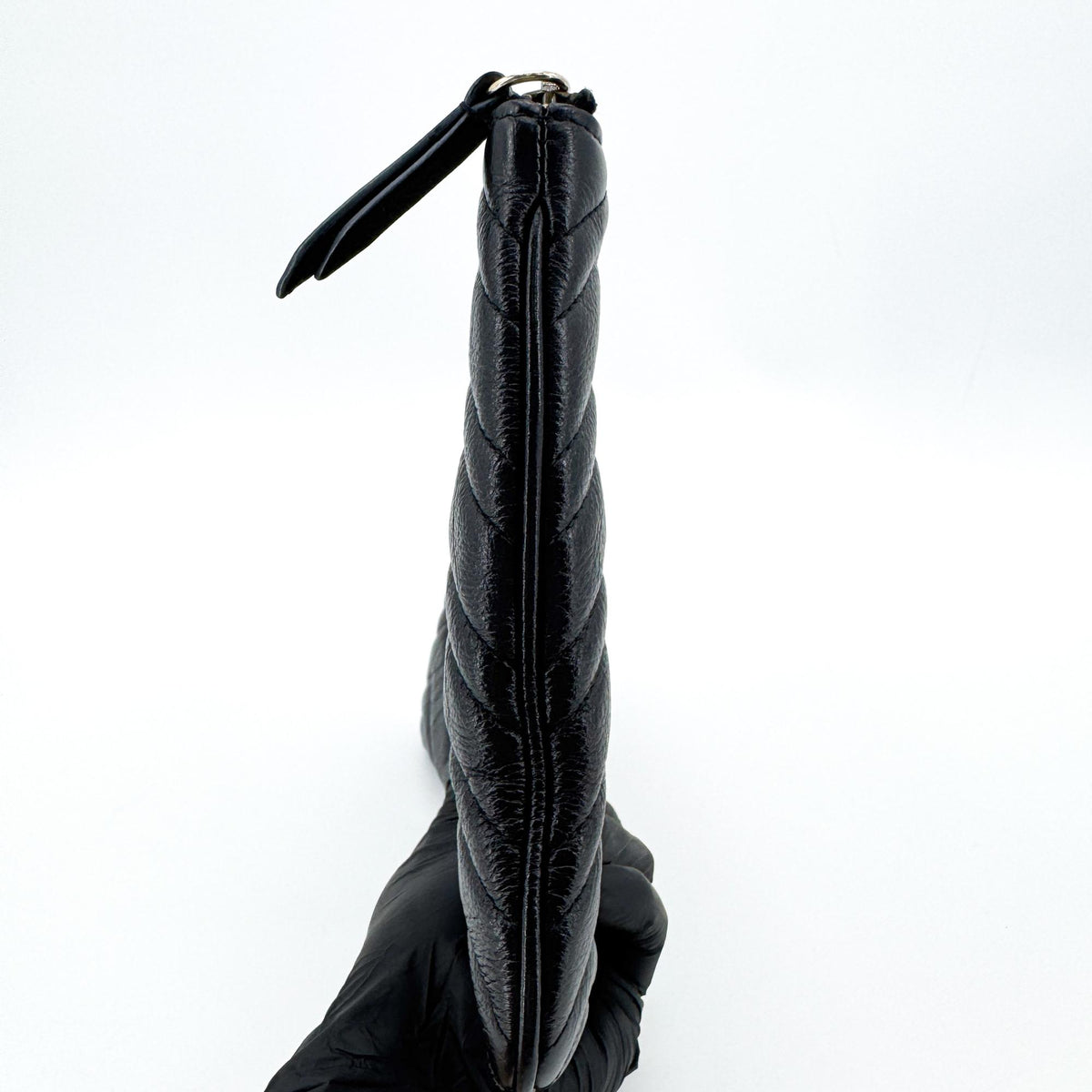 Gucci GG Marmont Pouch Matelasse Leather, Black, Leather, Clutch