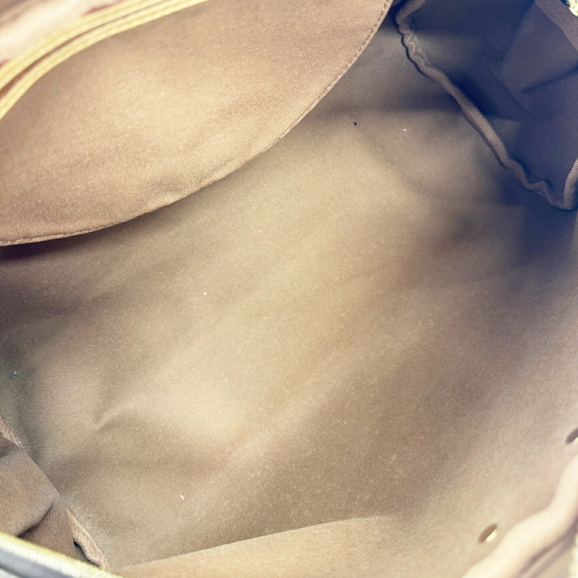 Louis Vuitton Montorgueil, Brown, Canvas, shoulder