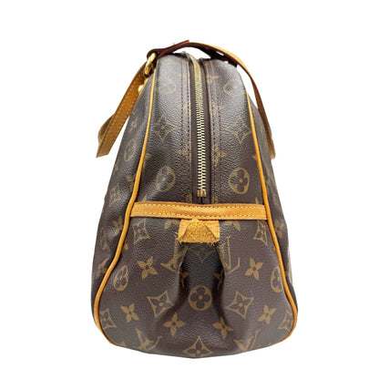 Louis Vuitton Montorgueil, Brown, Canvas, shoulder