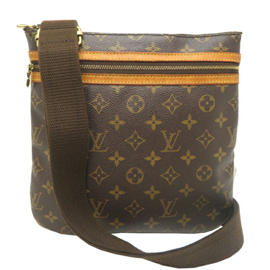 Louis Vuitton Bosphore, Brown, Canvas, shoulder