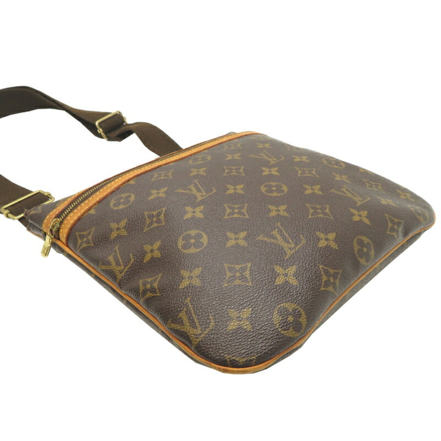 Louis Vuitton Bosphore, Brown, Canvas, shoulder