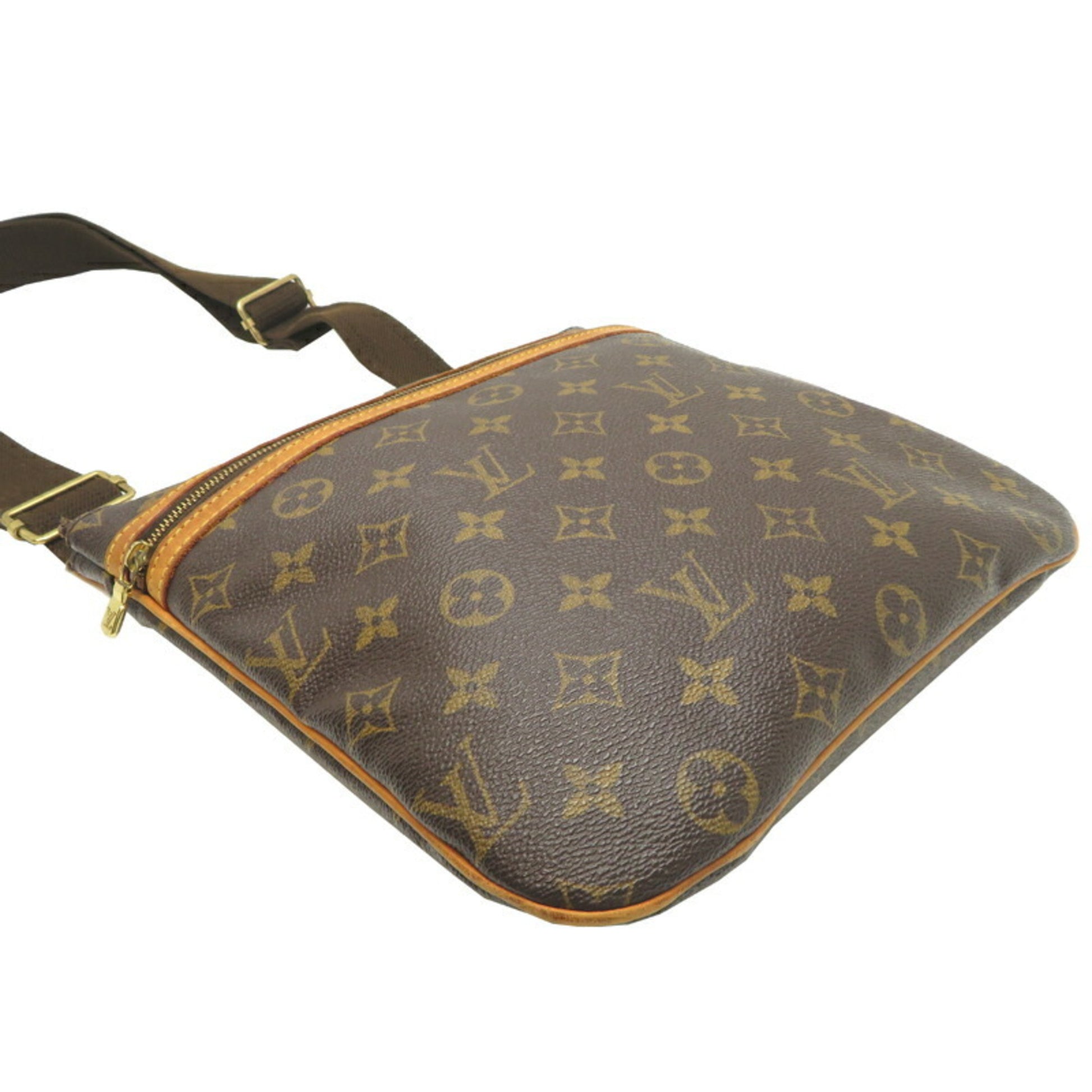 Louis Vuitton Bosphore, Brown, Canvas, shoulder