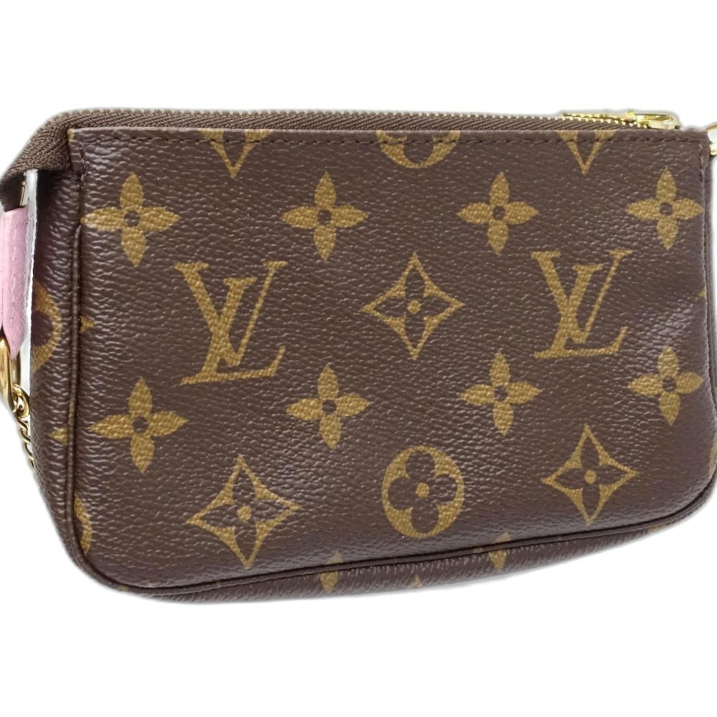 Louis Vuitton Mini Pochette Accessoires, Brown, Canvas, clutch