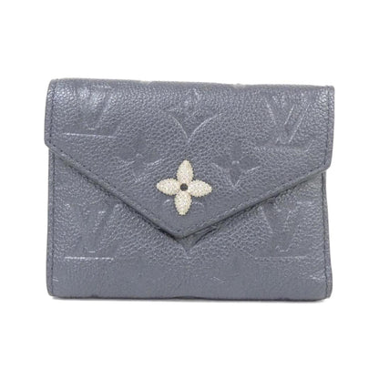 Louis Vuitton Portefeuille Victorine, Navy, Canvas, wallet