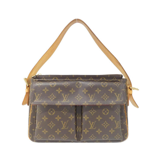 Louis Vuitton Viva Cité, Brown, Canvas, shoulder