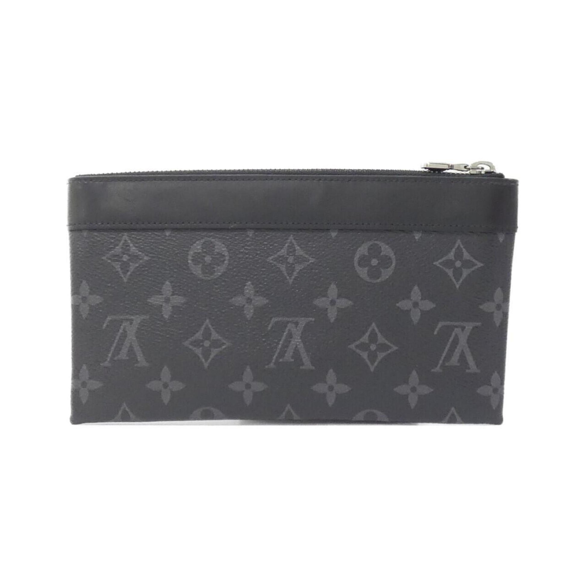 Louis Vuitton Discovery, Black, Canvas, clutch