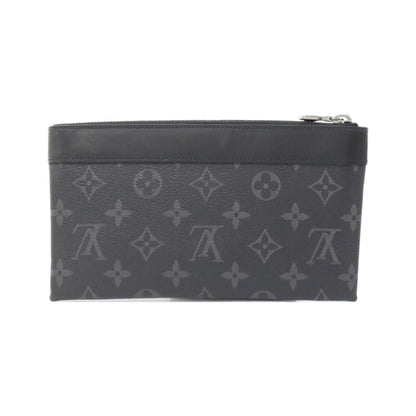 Louis Vuitton Discovery, Black, Canvas, clutch