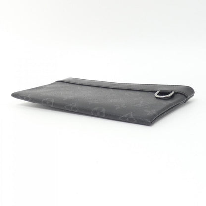 Louis Vuitton Discovery, Black, Canvas, clutch