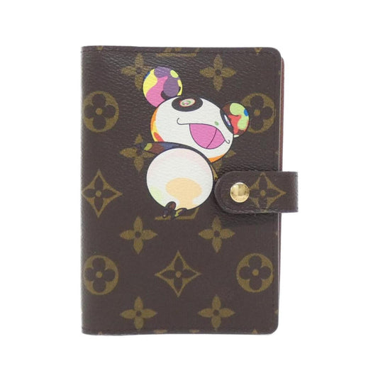 Louis Vuitton Agenda PM, Brown, Canvas, wallet