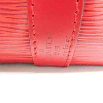 Louis Vuitton Petit Noé, Red, Leather, shoulder