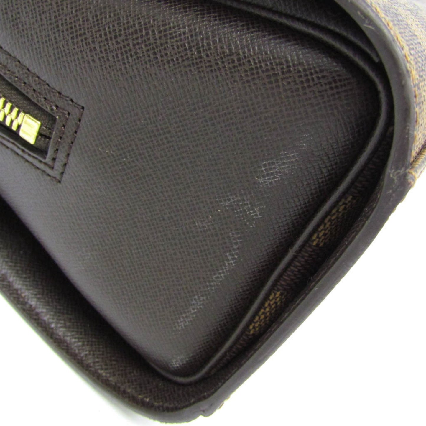 Louis Vuitton Triana, Brown, Canvas, handbag