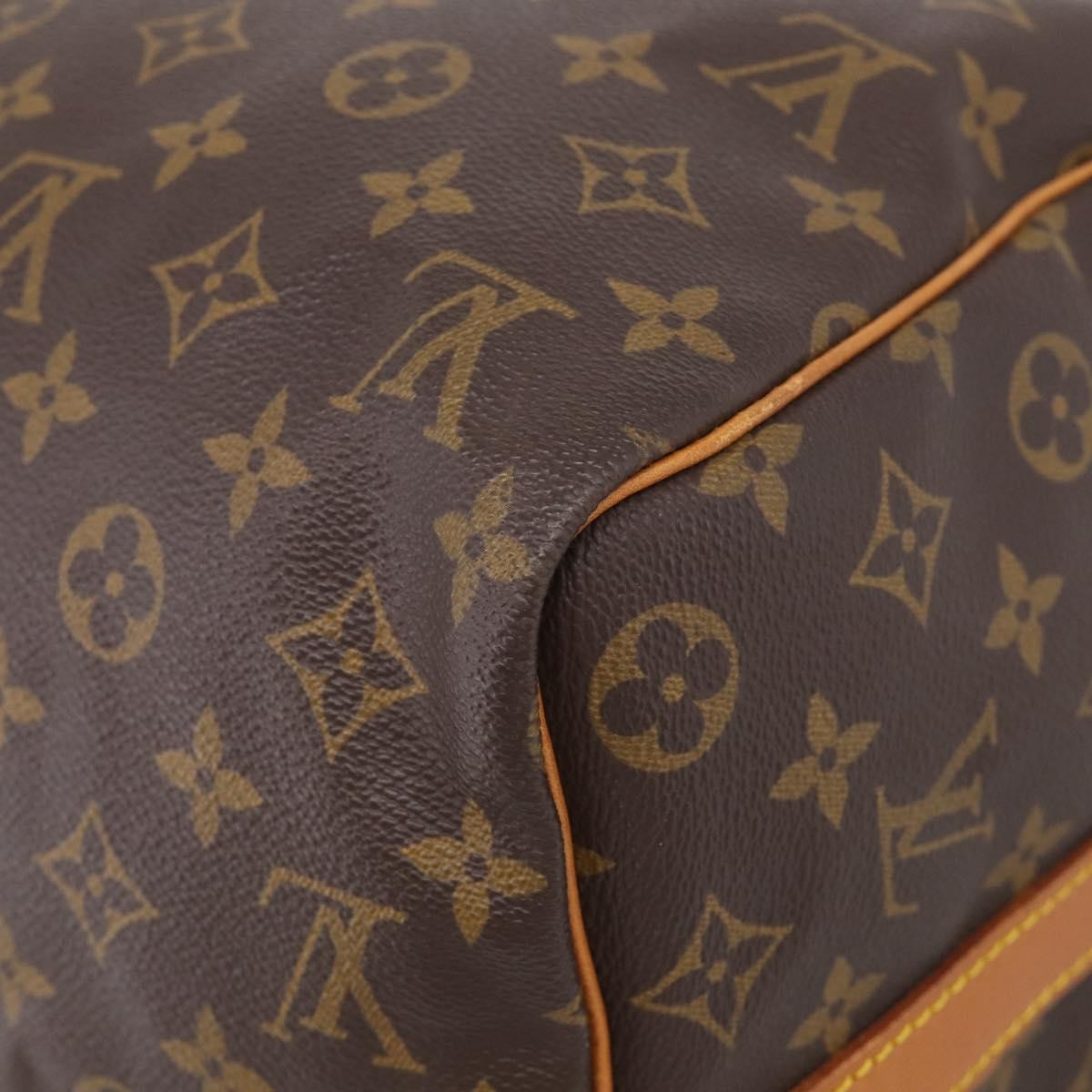 Louis Vuitton Keepall Bandouliere Monogram Canvas, Brown, Canvas, Travel Bag