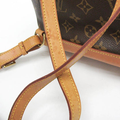 Louis Vuitton Montsouris MM, Brown, Canvas, backpack