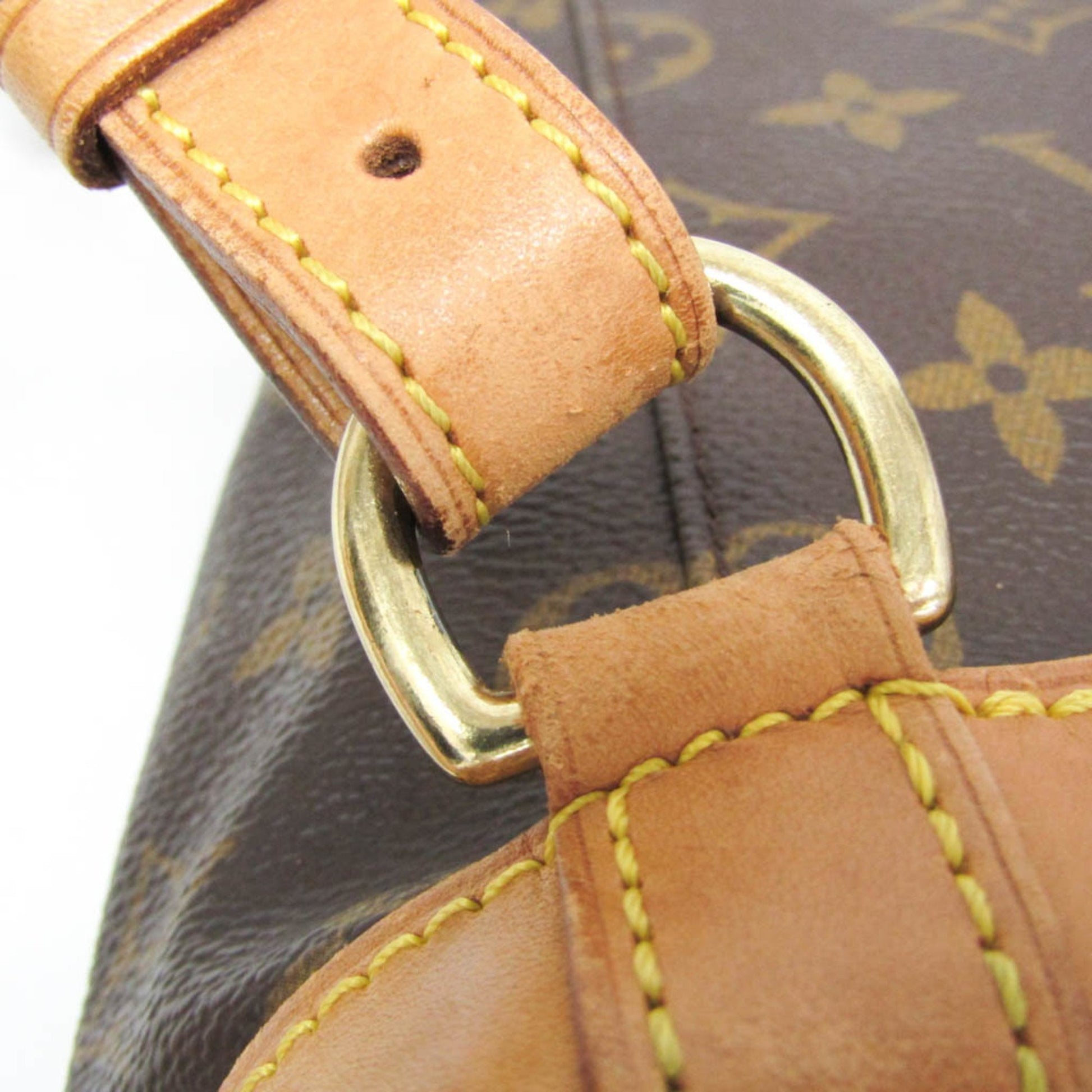 Louis Vuitton Montsouris MM, Brown, Canvas, backpack