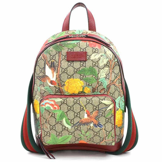 Gucci GG Supreme, Beige, Canvas, backpack