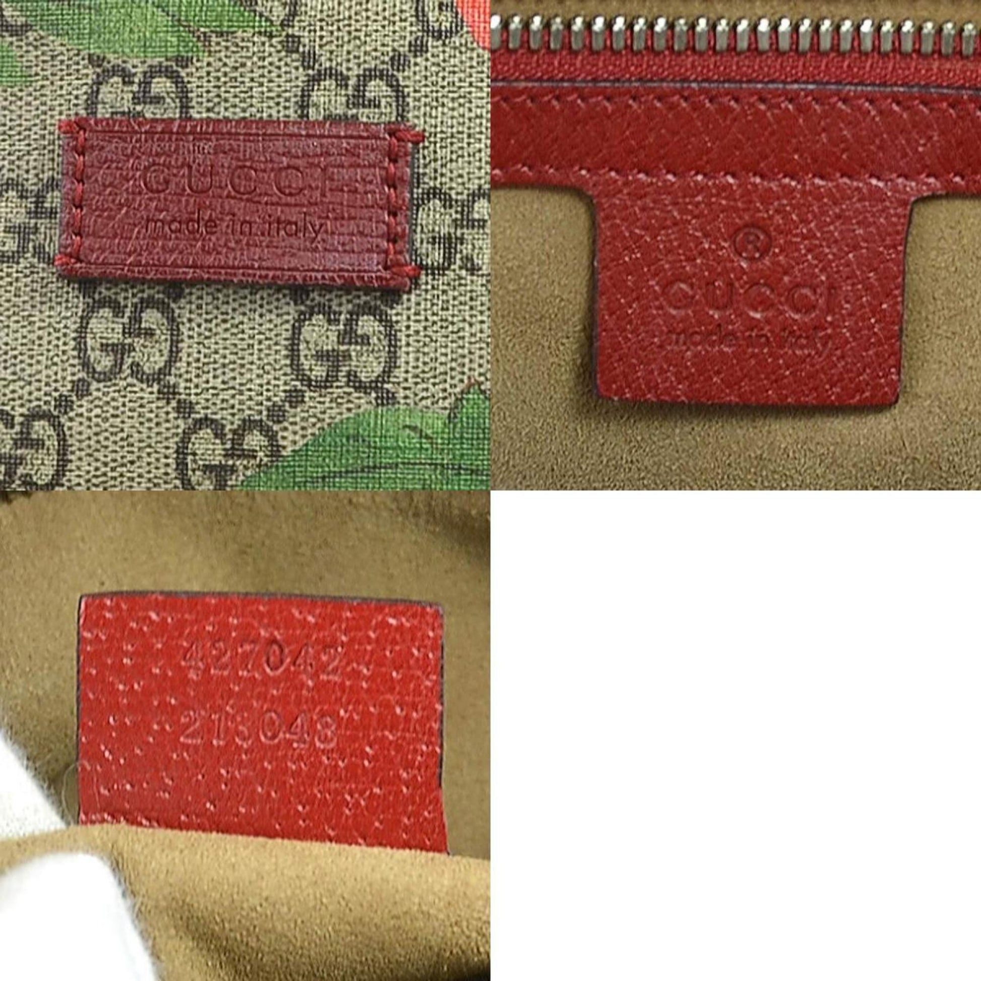 Gucci GG Supreme, Beige, Canvas, backpack
