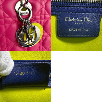 Dior Lady Dior, Pink, Leather, shoulder