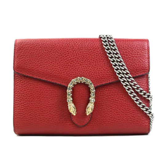 Gucci Dionysus, Red, Leather, wallet