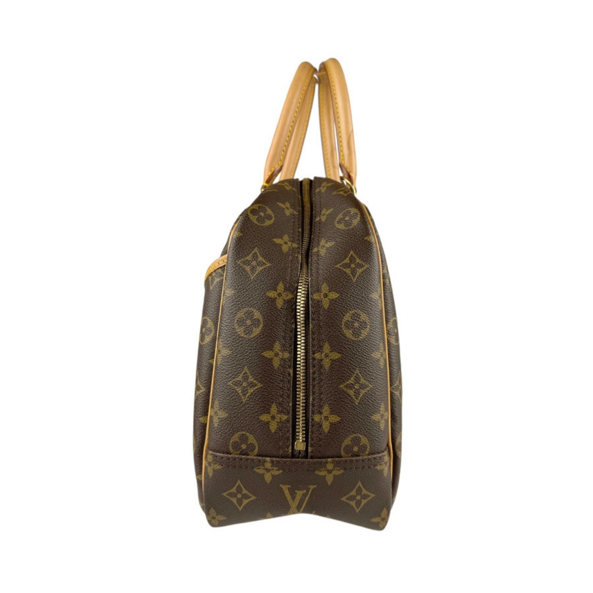 Louis Vuitton Deauville, Brown, Canvas, handbag