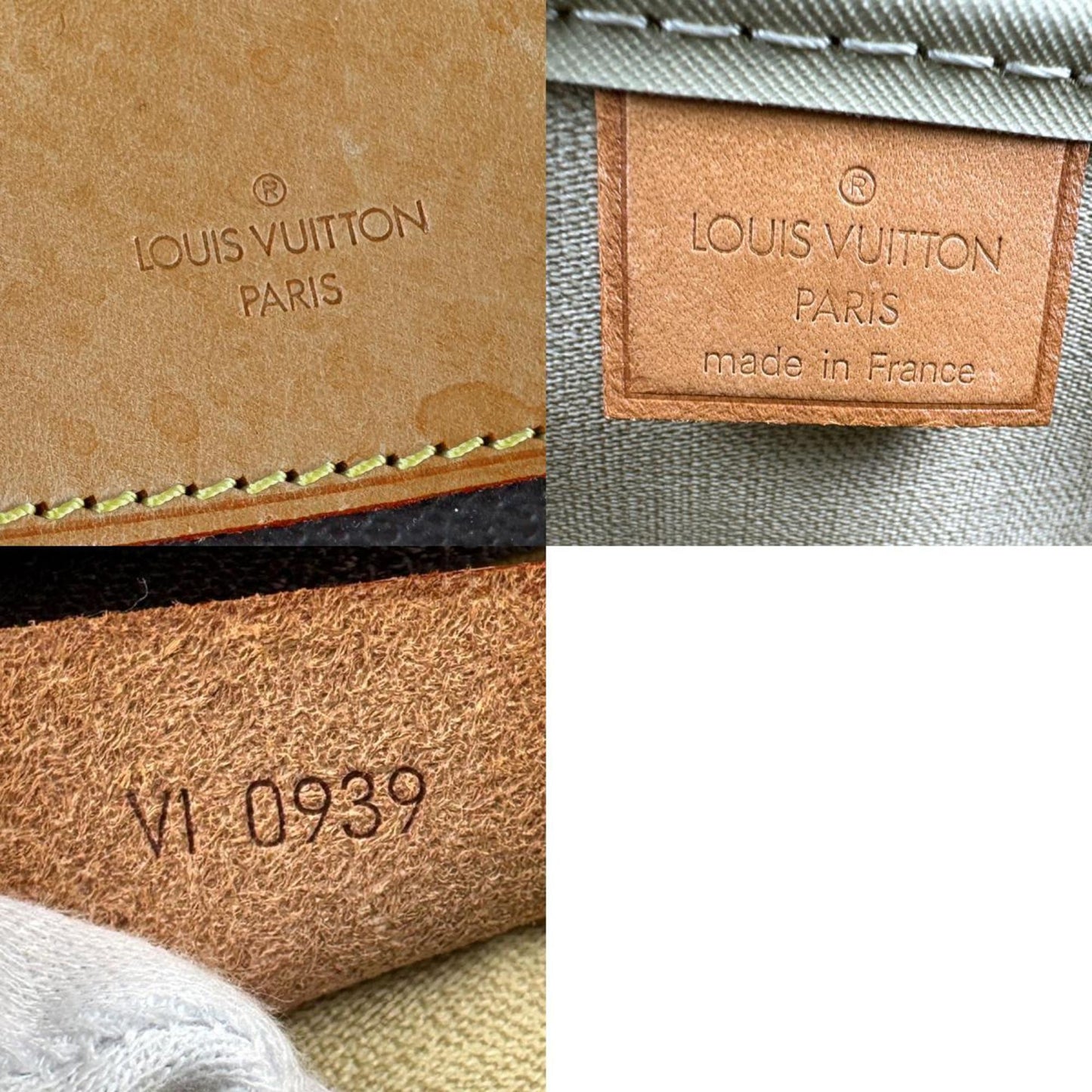 Louis Vuitton Deauville, Brown, Canvas, handbag