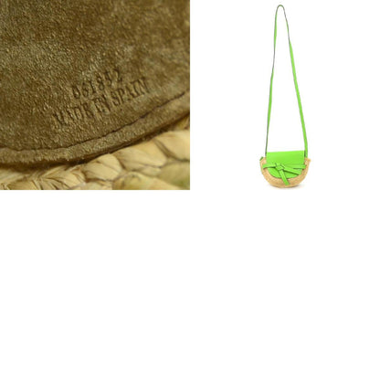 Loewe Gate, Green, Leather, shoulder