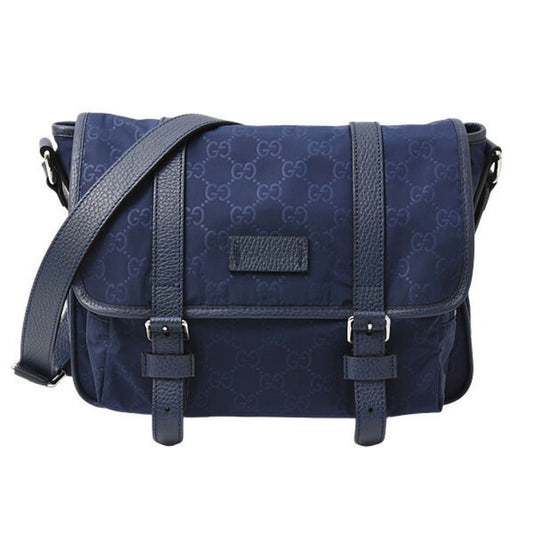 Gucci GG nylon, Navy, NYLON, shoulder
