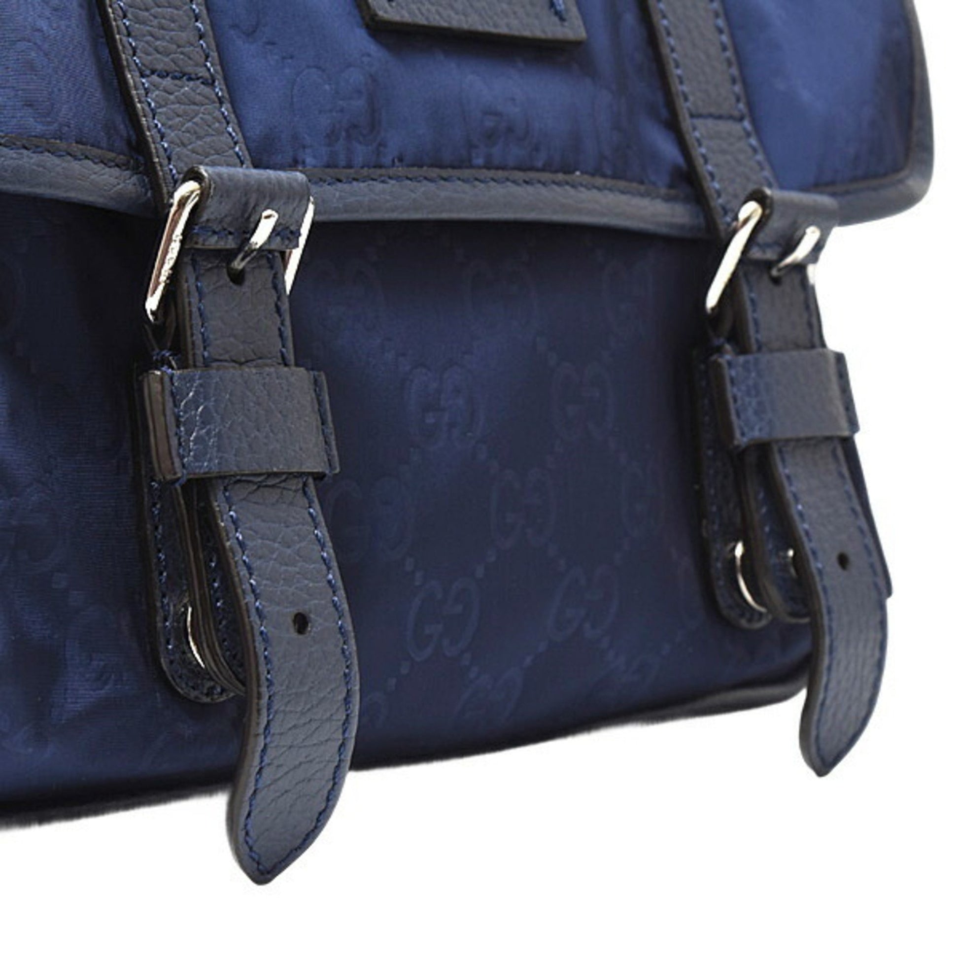 Gucci GG nylon, Navy, NYLON, shoulder