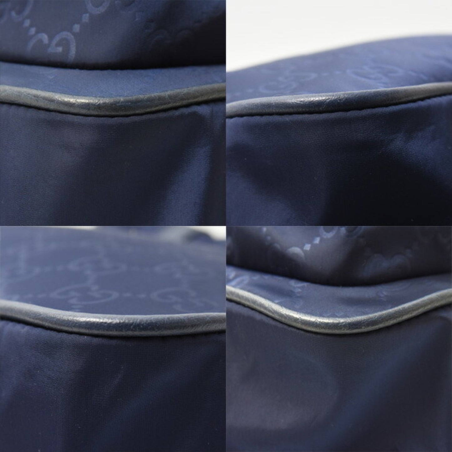 Gucci GG nylon, Navy, NYLON, shoulder