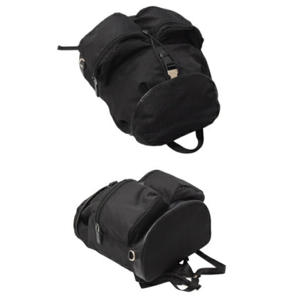 Prada Tessuto, Black, Canvas, backpack