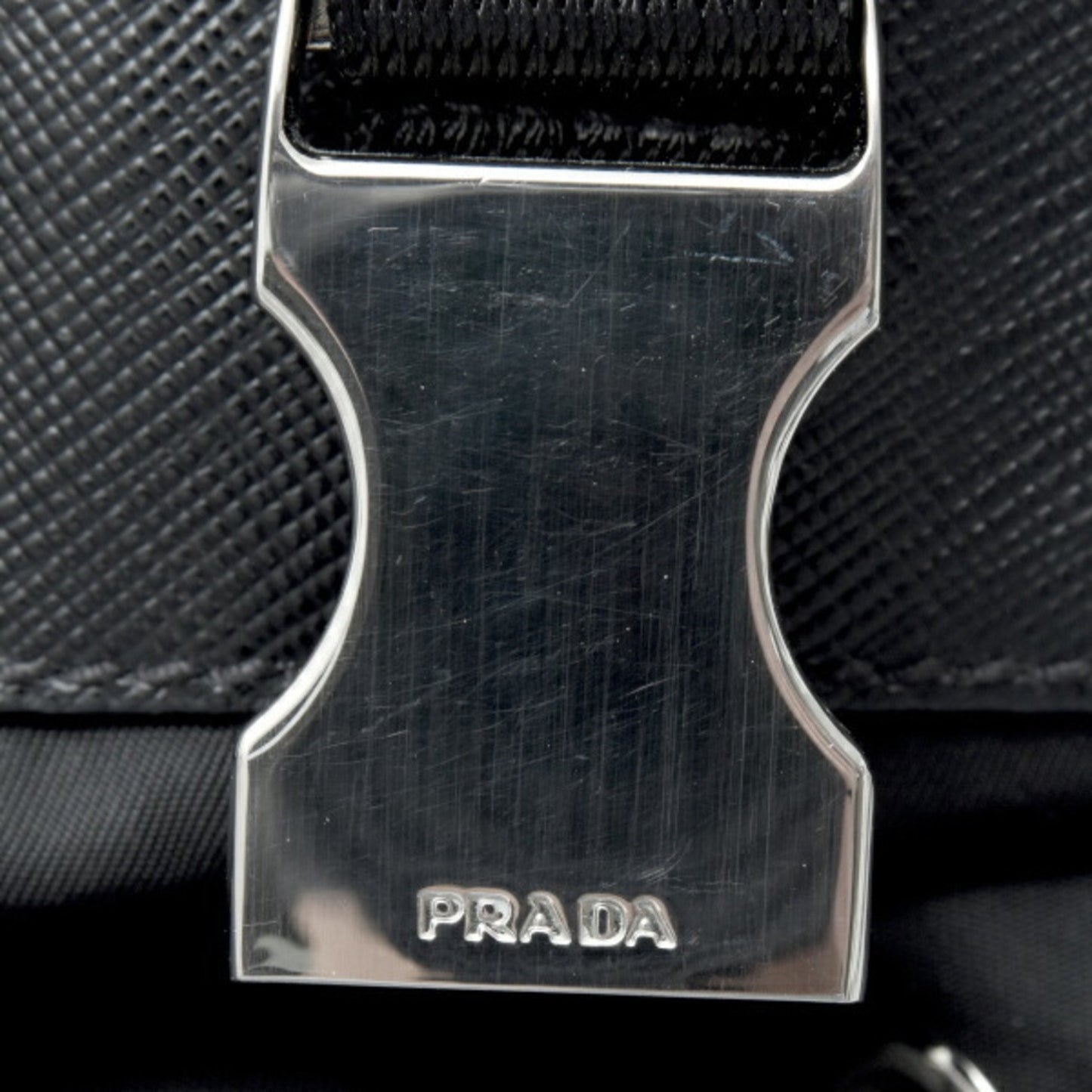 Prada Tessuto, Black, Canvas, backpack