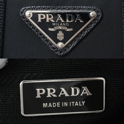 Prada Tessuto, Black, Canvas, backpack