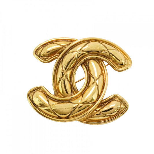 Chanel Coco Mark, Gold, Gold Plated, brooch