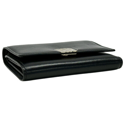 Loewe Anagram, Black, Leather, wallet