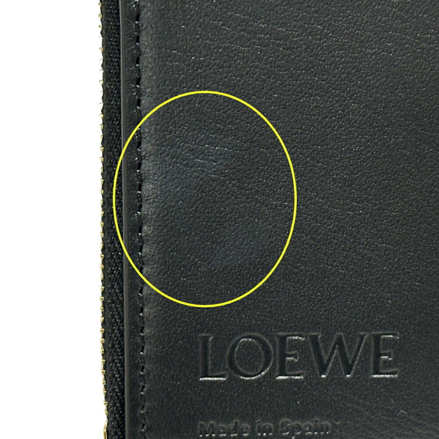 Loewe Anagram, Black, Leather, wallet