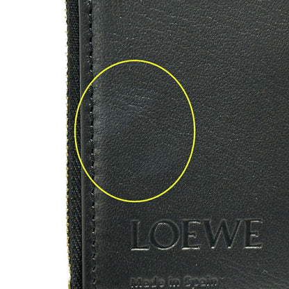 Loewe Anagram, Black, Leather, wallet