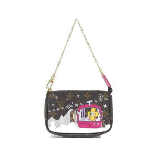 Louis Vuitton Vivienne, Brown, Canvas, clutch