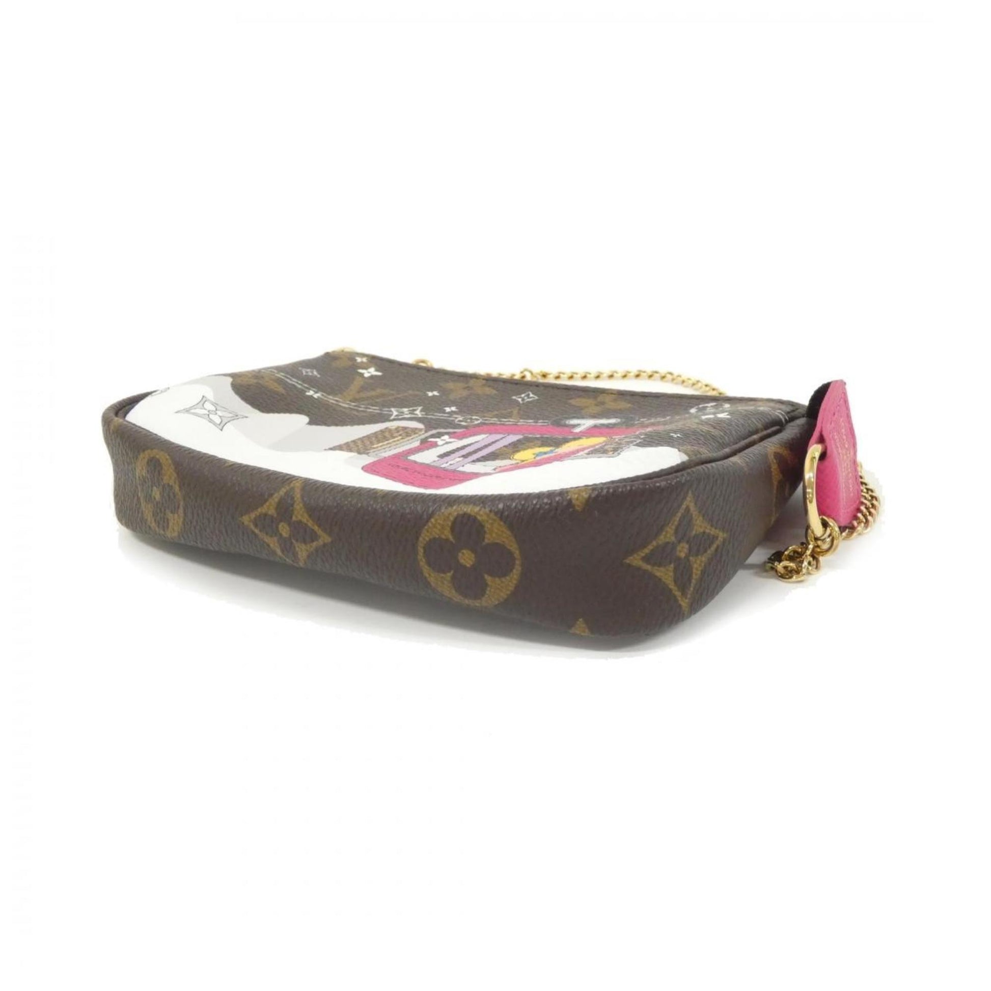 Louis Vuitton Vivienne, Brown, Canvas, clutch