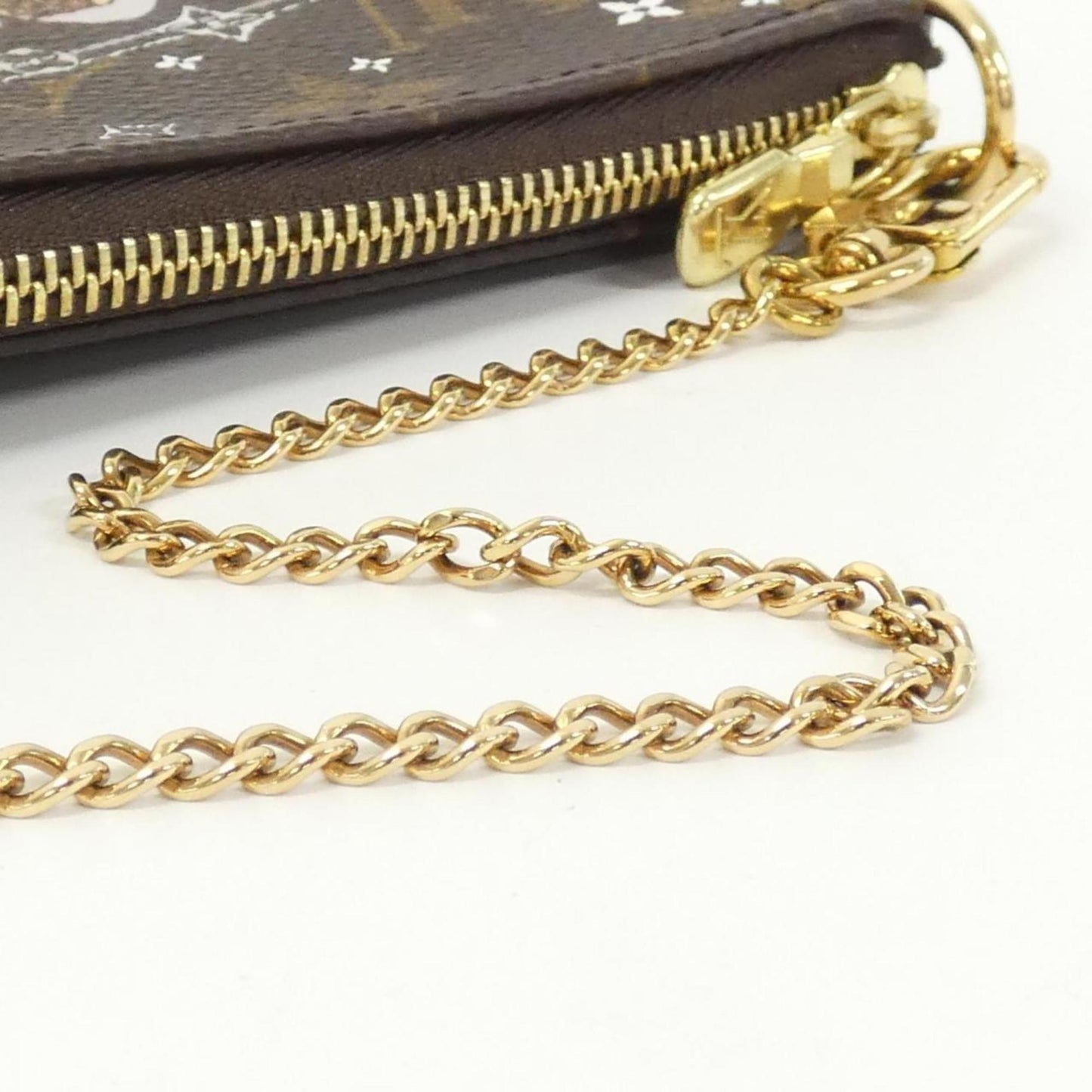 Louis Vuitton Vivienne, Brown, Canvas, clutch