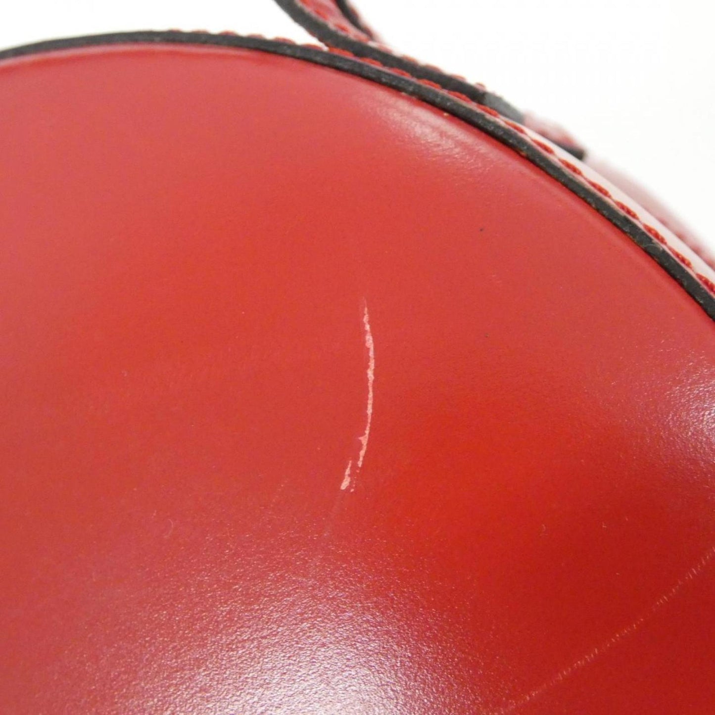 Loewe Anagram, Red, Leather, handbag